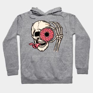 skull and donut Hoodie